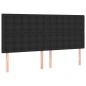Giroletto a Molle con Materasso e LED Nero 200x200cm Similpelle Giroletto a Molle con Materasso e LED Nero 200x200cm Similpelle