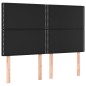 Giroletto a Molle con Materasso e LED Nero 140x190cm Similpelle Giroletto a Molle con Materasso e LED Nero 140x190cm Similpelle