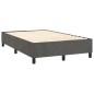 Letto a Molle con Materasso e LED Grigio Scuro 120x200 cm Letto a Molle con Materasso e LED Grigio Scuro 120x200 cm