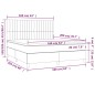 vidaXL Letto a Molle con Materasso e LED Grigio Scuro 160x200 cm vidaXL Letto a Molle con Materasso e LED Grigio Scuro 160x200 cm
