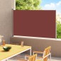 Tenda Laterale Retrattile per Patio 180x300 cm Marrone Tenda Laterale Retrattile per Patio 180x300 cm Marrone