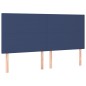 Letto a Molle con Materasso e LED Blu 180x200 cm in Tessuto Letto a Molle con Materasso e LED Blu 180x200 cm in Tessuto
