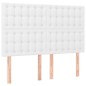 Giroletto Molle con Materasso e LED Bianco 140x190cm Similpelle Giroletto Molle con Materasso e LED Bianco 140x190cm Similpelle