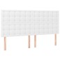 Giroletto Molle con Materasso e LED Bianco 160x200cm Similpelle Giroletto Molle con Materasso e LED Bianco 160x200cm Similpelle