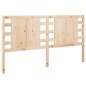Testiera per Letto 146x4x100 cm in Legno Massello di Pino