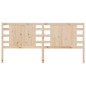 Testiera per Letto 146x4x100 cm in Legno Massello di Pino