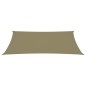 Parasole a Vela Oxford Rettangolare 2x4,5 m Beige