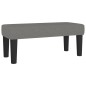vidaXL Giroletto a Molle con Materasso Grigio Scuro 100x200 cm Tessuto