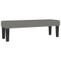 vidaXL Giroletto a Molle con Materasso Grigio Scuro 160x200 cm Tessuto