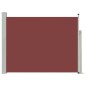 Tenda Laterale Retrattile per Patio 140x500 cm Marrone Tenda Laterale Retrattile per Patio 140x500 cm Marrone