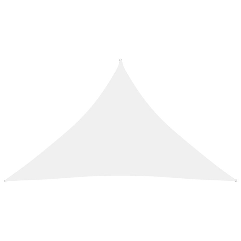 vidaXL Parasole a Vela Oxford Triangolare 3x3x4,24 m Bianco vidaXL Parasole a Vela Oxford Triangolare 3x3x4,24 m Bianco