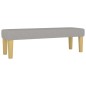 vidaXL Giroletto a Molle con Materasso Grigio Chiaro 140x190cm Tessuto