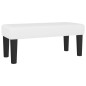 Giroletto a Molle con Materasso Bianco 90x190 cm in Similpelle