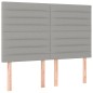 vidaXL Giroletto a Molle con Materasso Grigio Chiaro 140x200cm Tessuto