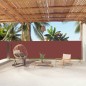 Tenda Laterale Retrattile Marrone 160x1000 cm Tenda Laterale Retrattile Marrone 160x1000 cm