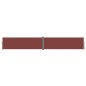 Tenda Laterale Retrattile Marrone 160x1000 cm Tenda Laterale Retrattile Marrone 160x1000 cm