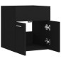 vidaXL Mobile Sottolavabo Nero 41x38,5x46 cm in Multistrato