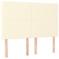 Giroletto a Molle con Materasso Crema 140x200 cm in Similpelle