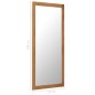 Specchio 50x140 cm in Legno Massello di Rovere Specchio 50x140 cm in Legno Massello di Rovere