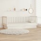 Dormeuse Bianca 80x200 cm in Legno Massello di Pino Dormeuse Bianca 80x200 cm in Legno Massello di Pino