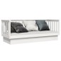vidaXL Dormeuse senza Materasso Bianco 75x190 cm in Legno di Pino