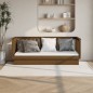 Dormeuse Marrone Miele 75x190 cm in Legno Massello di Pino Dormeuse Marrone Miele 75x190 cm in Legno Massello di Pino