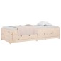 Dormeuse 80x200 cm in Legno Massello di Pino