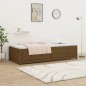 Dormeuse Miele 80x200 cm in Legno Massello di Pino Dormeuse Miele 80x200 cm in Legno Massello di Pino