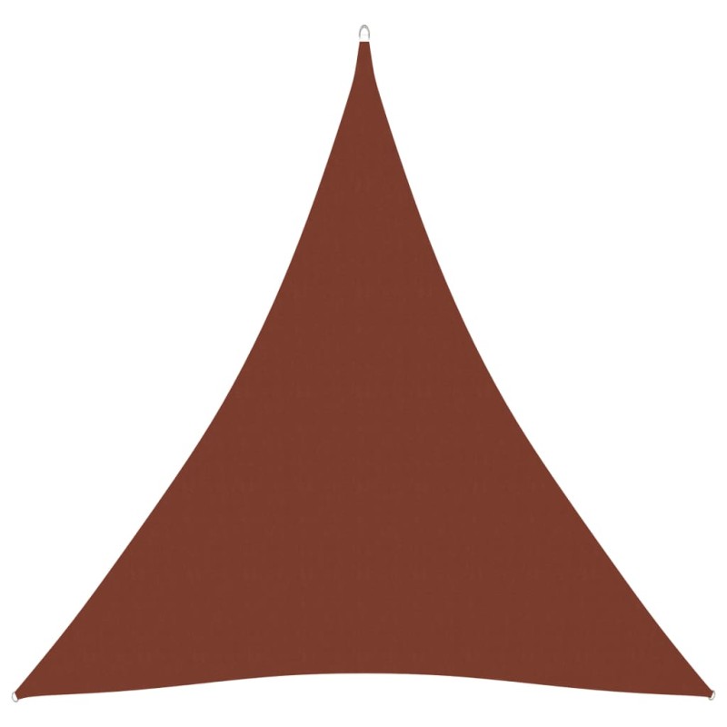 Parasole a Vela Oxford Triangolare 4,5x4,5x4,5 m Terracotta Parasole a Vela Oxford Triangolare 4,5x4,5x4,5 m Terracotta