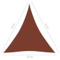 Parasole a Vela Oxford Triangolare 4,5x4,5x4,5 m Terracotta Parasole a Vela Oxford Triangolare 4,5x4,5x4,5 m Terracotta