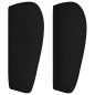 Testiera ad Orecchio Nera 93x23x78/88 cm in Tessuto Testiera ad Orecchio Nera 93x23x78/88 cm in Tessuto