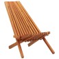 Sedia a Sdraio da Giardino Pieghevole Legno Massello d'Acacia Sedia a Sdraio da Giardino Pieghevole Legno Massello d'Acacia