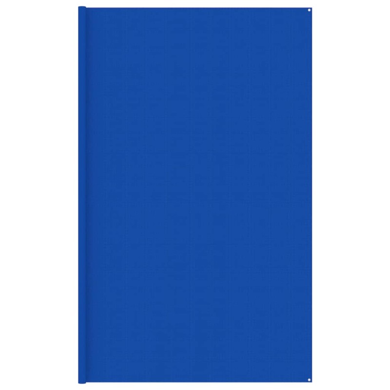Tappeto da Tenda 400x500 cm Blu in HDPE