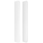 Testiera ad Orecchio Bianco 203x16x118/128 cm in Similpelle Testiera ad Orecchio Bianco 203x16x118/128 cm in Similpelle