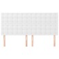 Testiere 4 pz Biancho 100x5x78/88 cm in Similpelle Testiere 4 pz Biancho 100x5x78/88 cm in Similpelle