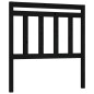 Testiera per Letto Nera 96x4x100 cm in Legno Massello di Pino Testiera per Letto Nera 96x4x100 cm in Legno Massello di Pino
