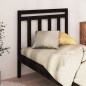 Testiera per Letto Nera 96x4x100 cm in Legno Massello di Pino Testiera per Letto Nera 96x4x100 cm in Legno Massello di Pino