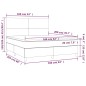 vidaXL Giroletto a Molle con Materasso Rosa 160x200 cm in Velluto