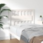 Testiera per Letto Bianca 95,5x4x100 cm Legno Massello di Pino Testiera per Letto Bianca 95,5x4x100 cm Legno Massello di Pino