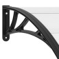 vidaXL Pensilina per Porte 240x100 cm in PC vidaXL Pensilina per Porte 240x100 cm in PC