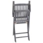 Sedie da Giardino Pieghevoli 4 pz in Legno Massello d'Acacia Sedie da Giardino Pieghevoli 4 pz in Legno Massello d'Acacia