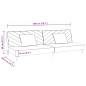 Divano Letto a 2 Posti con 2 Cuscini e Pouf Rosa in Velluto Divano Letto a 2 Posti con 2 Cuscini e Pouf Rosa in Velluto