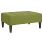 Divano Letto 2 Posti 2 Cuscini Poggiapiedi Verde Chiaro Velluto Divano Letto 2 Posti 2 Cuscini Poggiapiedi Verde Chiaro Velluto