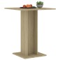 Tavolo da Bistrot Rovere Sonoma 60x60x75 cm in Truciolato