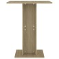 Tavolo da Bistrot Rovere Sonoma 60x60x75 cm in Truciolato