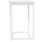 Tavolo da Bar Bianco 80x80x110 cm in Legno Massello di Pino Tavolo da Bar Bianco 80x80x110 cm in Legno Massello di Pino