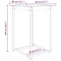 Tavolo da Bar Bianco 80x80x110 cm in Legno Massello di Pino Tavolo da Bar Bianco 80x80x110 cm in Legno Massello di Pino