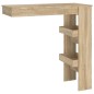 Bancone da Muro Rovere Sonoma 102x45x103,5 cm Legno Compensato Bancone da Muro Rovere Sonoma 102x45x103,5 cm Legno Compensato