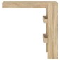 Bancone da Muro Rovere Sonoma 102x45x103,5 cm Legno Compensato Bancone da Muro Rovere Sonoma 102x45x103,5 cm Legno Compensato