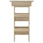 Bancone da Muro Rovere Sonoma 102x45x103,5 cm Legno Compensato Bancone da Muro Rovere Sonoma 102x45x103,5 cm Legno Compensato
